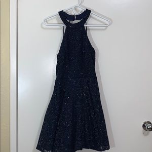 Dark Blue sparkly dress